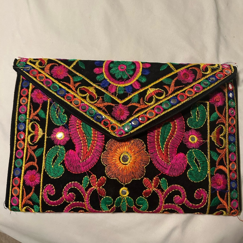 Colorful clutch